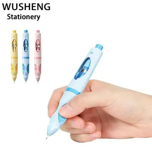 Correction Pen for Children—stationery designed specifically for the back-to-school season, featuring a refillable design (includes 12 refills) and an ergonomic grip area tailored to help correct writing posture.
