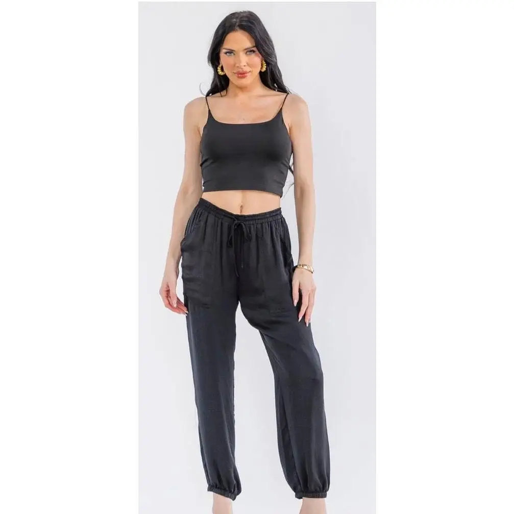 Satin joggers Satin joggers