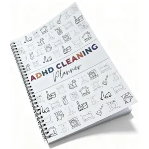 Adhd Cleaning & Organization Tool Kit, Household Cleaning Planner, Weekly Monthly Annual Cleaning Checklist Notebook, Home Cleaning Schedule, Storage Tips, Housework Plan
