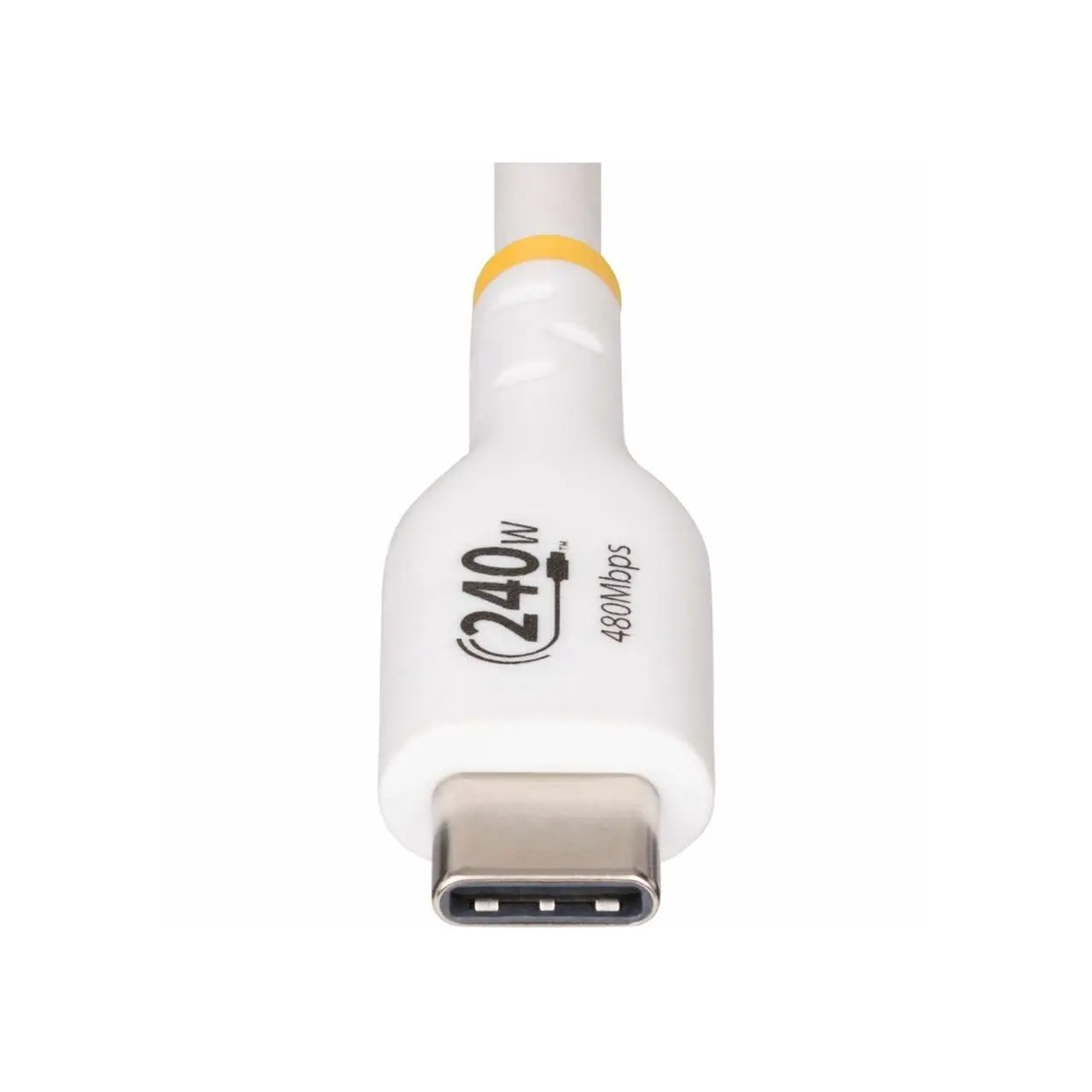 StarTech.com 6ft White USB-C Charging Cable - USB-IF Certified USB C Cable - 240W PD EPR - USB 2.0 Type-C Laptop Charger Cord - TPE Jacket,M/M    USB2EPR6FW