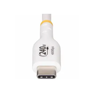 StarTech.com 6ft White USB-C Charging Cable - USB-IF Certified USB C Cable - 240W PD EPR - USB 2.0 Type-C Laptop Charger Cord - TPE Jacket,M/M    USB2EPR6FW