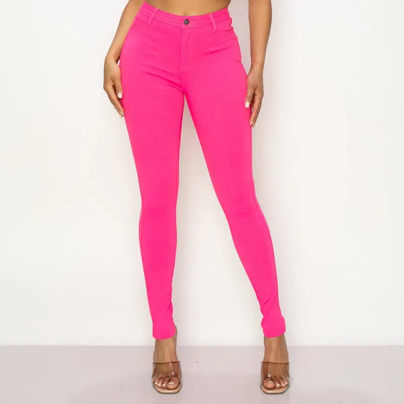 Lover Brand Fashion Women's Casual Stretchy Skinny Jeans, High Waisted Comfortable Denim Pants for Everyday Wear, Juniors All-Season with Zip Fly & 5-Pocket Design.