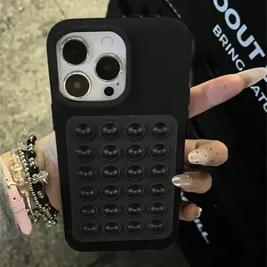 Suction Cup + Full Coverage Alligator Skin Phone Case, Anti-Drop Tpu Soft Case for iPhone 11/12/13/14 Pro Max/15 Pro/16 Plus/promax/17/17 Pro/17 Promax Accessories