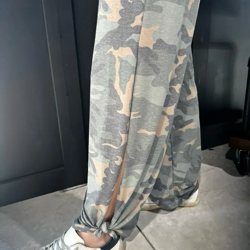 Now you see me Slit Pants - Women's Bottom, Casual Style, Versatile Design, Suitable for Everyday Wear - Womenswear