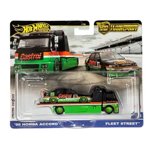 Hot Wheels Premium ‘96 Honda Accord / Fleet Street Green Team Transport