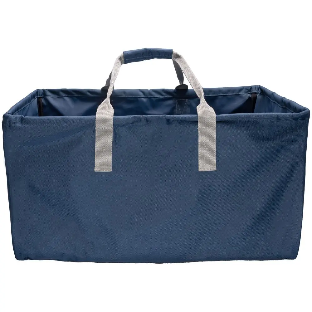 Women's Equestrian Utility Tote, Large Collapsible 600D Synthetic Organiser Bag with Reinforced Top Frame, Sturdy Gear Storage for Stable Owners’ Farm Chores & Horse Shows, Hook-and-Loop Closure Compatible