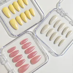 Elegance Collection Press on Nails Yellow White & Pink Options for Stylish Manicure Perfect for Any Occasion