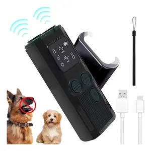 Dog Barking Device, Rechargeable Dog Barking Control Device with LED Flashlight & HD Display, Dog Training & Behaviour Aid, Pet Supplies