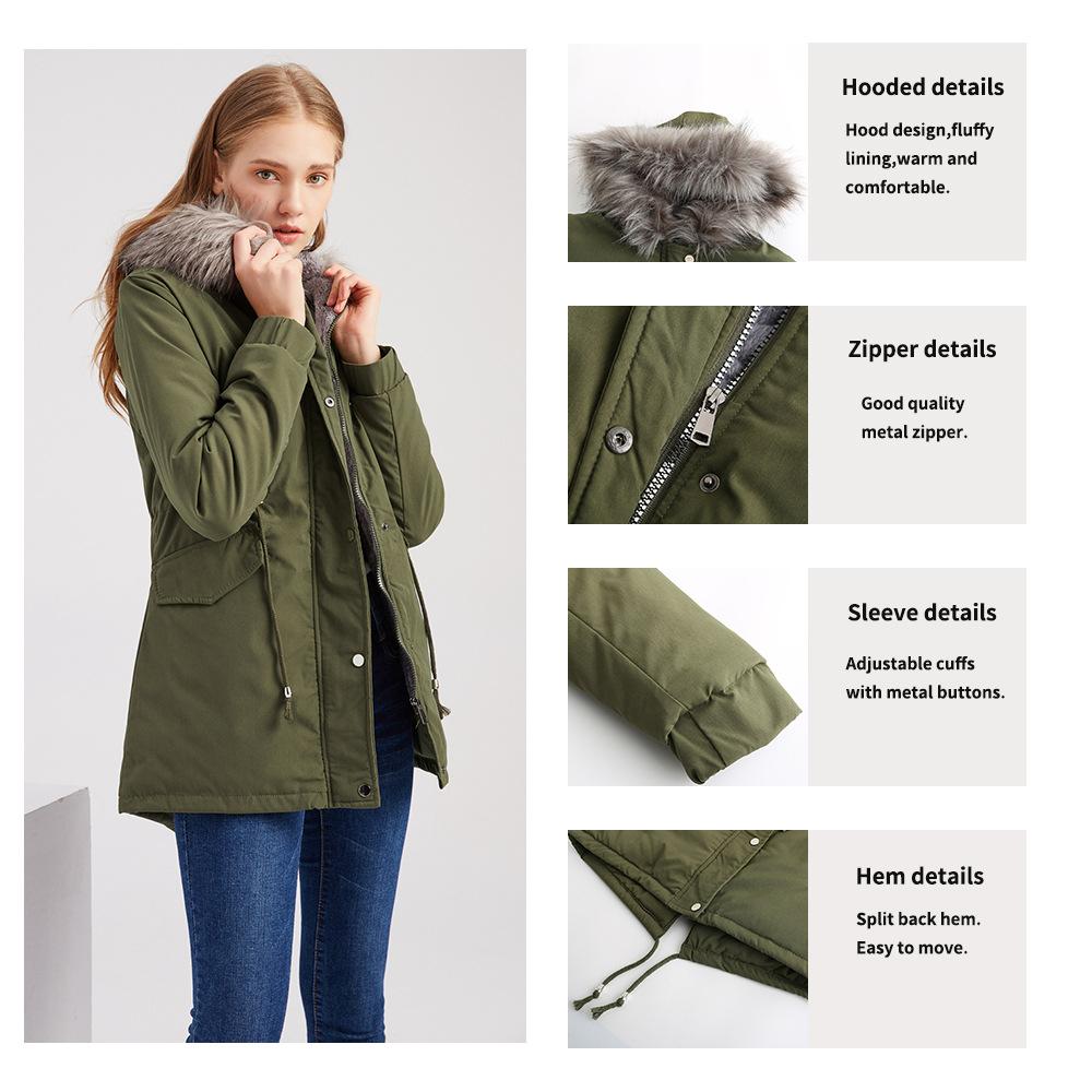 🧥 ArcticEase Hooded Cotton-Padded Parka – Warmth Meets Style