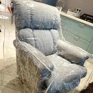 1pc Heavy Duty Plastic Recliner Cover Pets | Cat Dog Scratching Protector Clear Vinyl Waterproof Sofa Covers, for Furniture Living Room Chairs