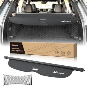 Nilight Trunk Cargo Cover for Honda Passport 2019 2020 2021 2022 2023 2024 2025, Retractable Security Shade Rear Cargo Cover, with Trunk Storage Net, Retractable Shade