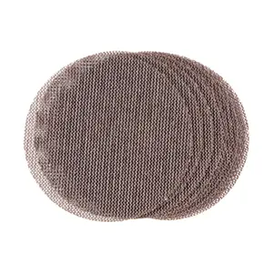 10pcs Mesh Sanding Discs 4 Inch Hook and Loop Sanding Net 80 Grits Dust Free Abrasive Pads for Car Wood Drywall Metal Polishing & Grinding