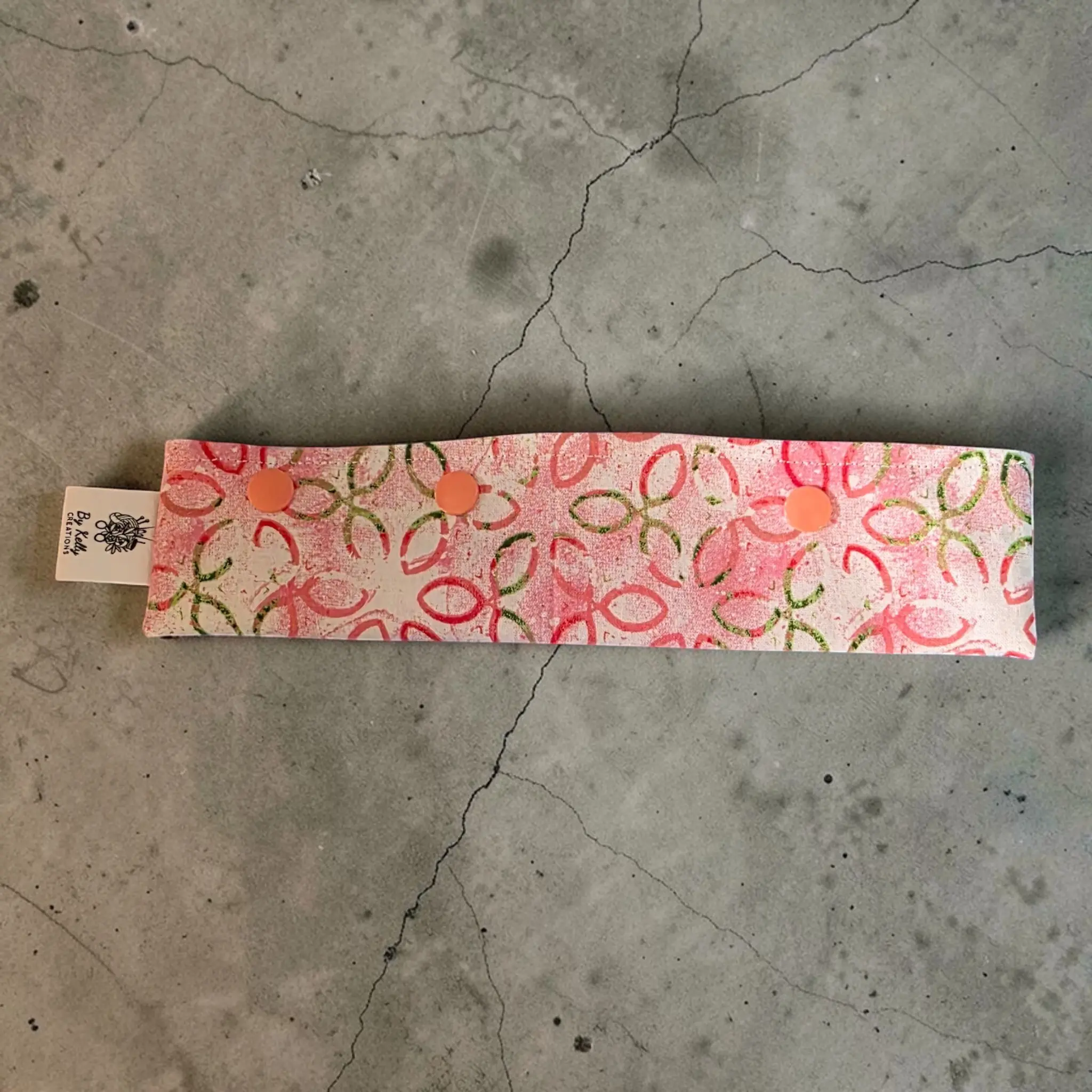 Floral Snap DPN Holder | Double Pointed Needle Keeper | Knitting Needle Organizer
