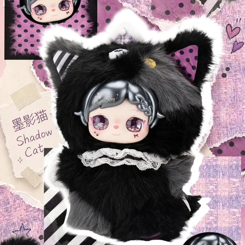 CN Zhizhi Pixie z0ey - Collage World 400% Blind Boxseries Mystery Boxes Bag Pendant Bunny Plush Dolls Soft Collectibles