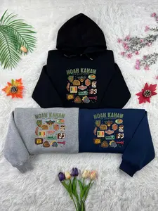 The Great Divide embroidered sweatshirt, Patch Collage tee, Noah Concert,Trendy