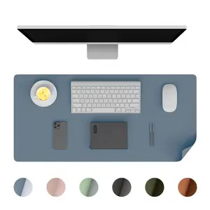 Non-Slip Desk Pad, Waterproof PU Leather Desk Blotter, Office Mat, Ultra Thin Large Mouse Pad, Easy Clean Table Protector, Laptop Desk Writing Mat for Office/Home