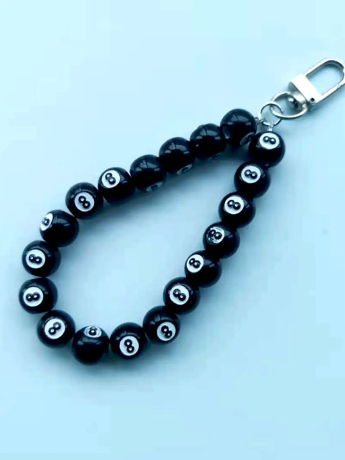 Simple Alloy Door Knocker 8 Hanging Rope, Party Style Phone Chain Bag Charm Accessory, All Seasons Use, Portable Keychain