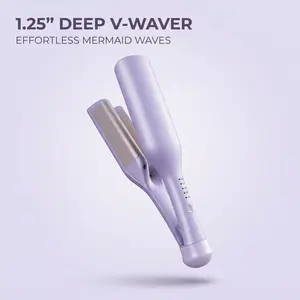 1.25" Mermaid Hair Waver - Professional 32mm Automatic Curling Iron with Ionic Ceramic Coating & Anti-Stuck Chip, Travel-Friendly Styling Tool for Salon Waves at Home, Perfect Beauty Gift