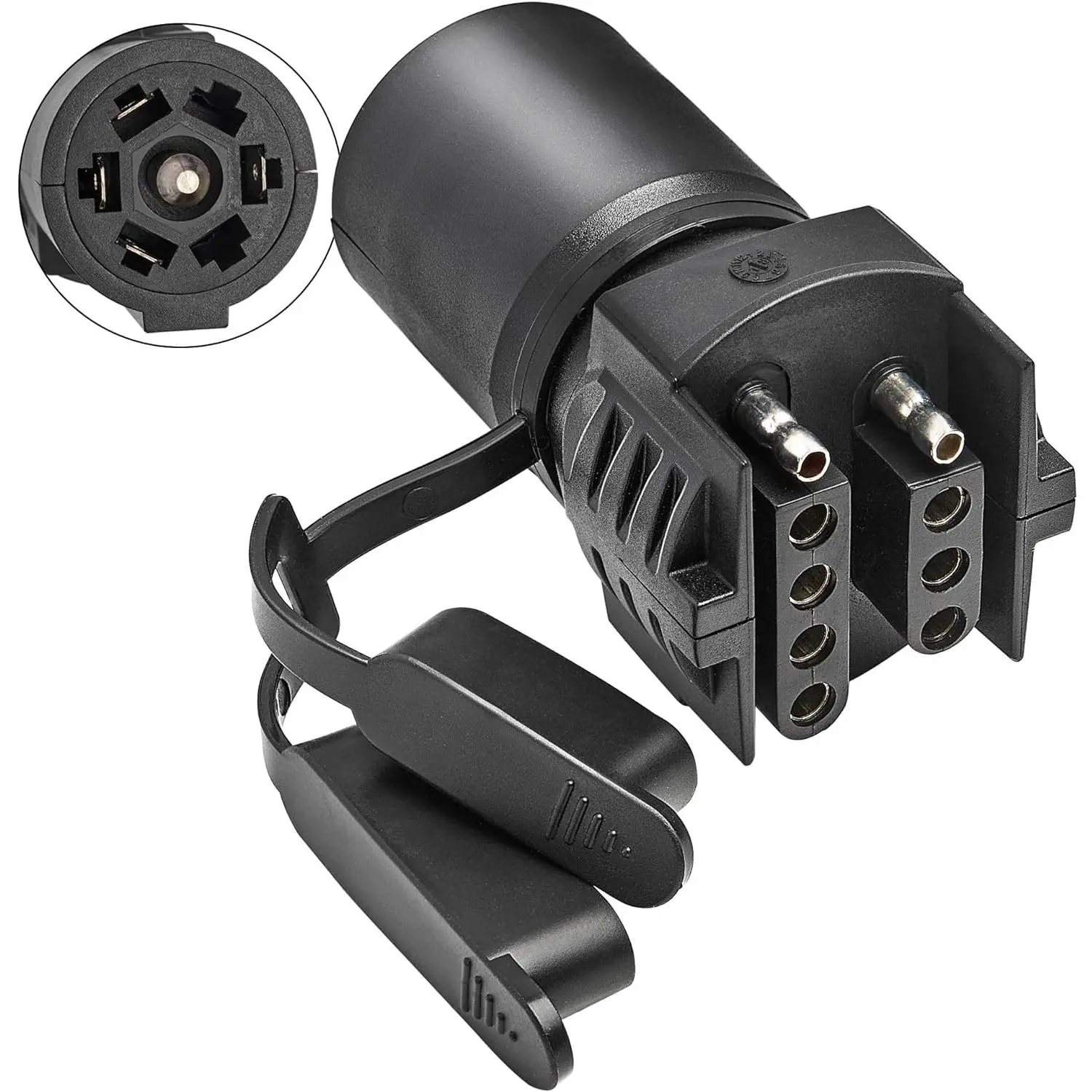 7 to 4 & 5 Pin Trailer Adapter, 2-in-1 Design 7 to 4 & 5 Pin Trailer Adapter, 2-in-1 Design
