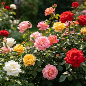 300+ Mixed Rose Seeds for Planting, Fragrant Perennial Shrub, Rosa Flower Non-GMO Heirloom for Outdoor Garden Borders, Home Containers and Cut Flowers