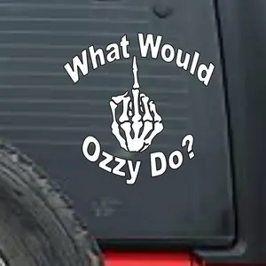 What Would Ozzy Do? Decal/Sticker for Car Truck SUV Home Decor Cell Phone Laptop Tumbler Accessories Driving  Waterproof Car Sticker Decal
