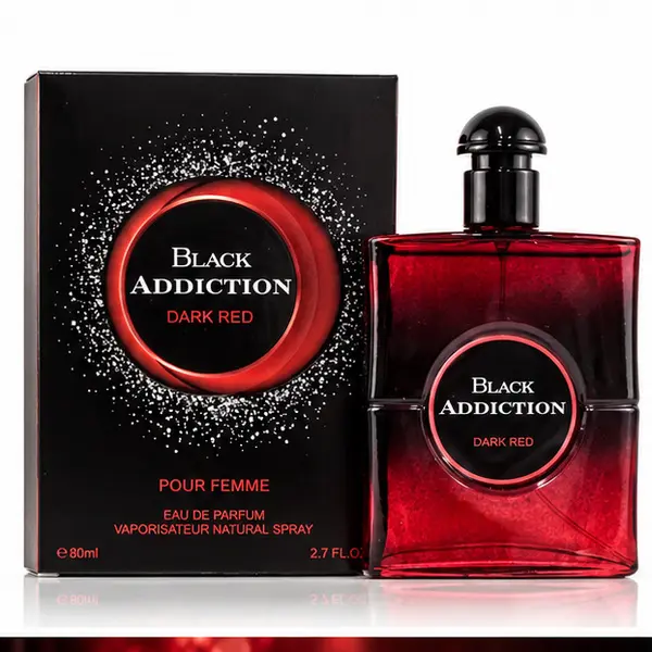 Black Addiction Dark Red Eau de Parfum for Women 2.7 Fl Oz / 80ml Natural Spray Fragrance