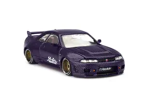 Nissan Skyline GT-R (R33) Active Carbon R V2 – Purple Carbon (Kaido House x Mini GT) Diecast 1:64 Scale Model - TSM KHMG163
