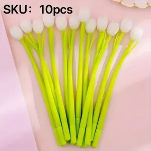 10pcs Tulip Gel Pens, Color Changing Ink, Cute Floral Design, Ideal Office and School Supplies, Perfect Holiday Gift, Stationery Supplies