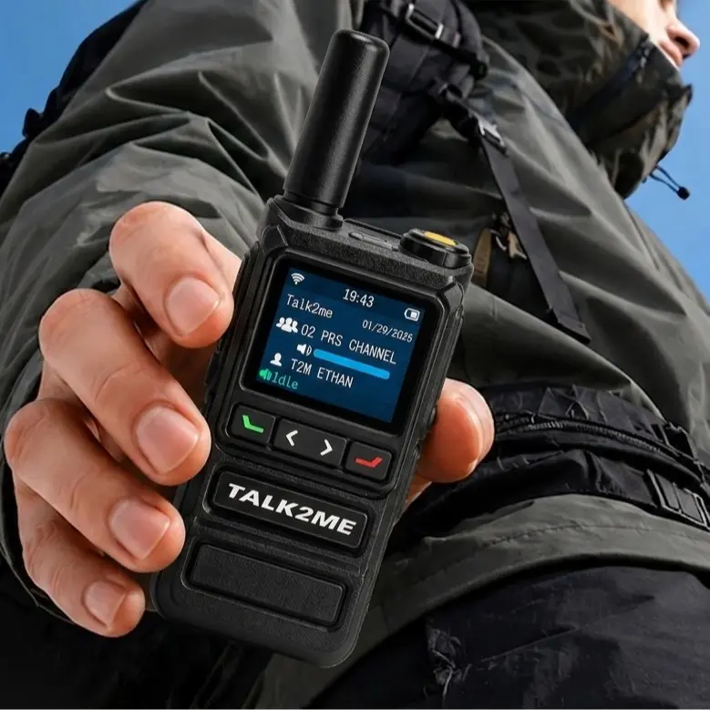 talk2me THE STANDARD PLUS Portable Rechargeable 2-Way Radio - North American Digital PoC Device with Bluetooth, WiFi, Audio Capability, Remote Function, Durable Walkie Talkie