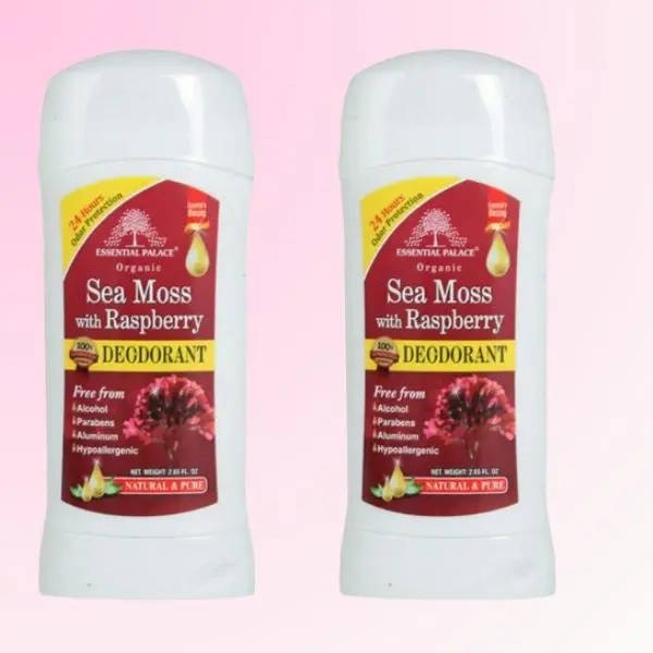 2 pack Sea Moss Deodorant - Raspberry