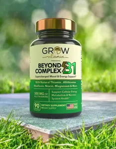 Dr. Berg Natural Vitamin B1 B6 B2 Complex - Allithiamine Vitamin B1 Supplement