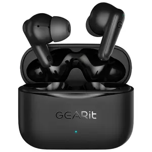 GEARit True Wireless Earbuds w/ Adaptive Hybrid ANC 16 Hour Battery Qi Charging Audio Bluetooth