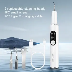CURVY MOON Water Dental Flosser【Helps protect teeth】  IPX6 Waterproof, Rechargeable, 4 Modes, Deep Cleaning for Teeth and Gums, Travel-Friendly Oral