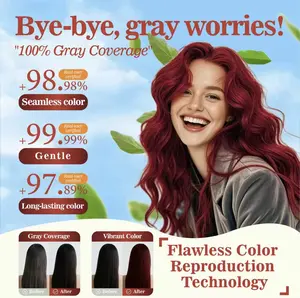 Hair Dye Shampoo  3-in-1 Hair Dye Shampoo Instantly covers gray hair Burgundy, Golden Brown, Chestnut Brown, Natural Black The perfect gift for men and women Gentle hair care dye shampoo