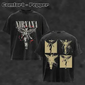 Vintage Nirvana In Utero Album T-shirt , Nirvana In Utero Album T-shirt & Hoodie , Rock Music Lover T-Shirt , Vintage Band Shirts  Fabric Fit Top , Top Men's and Women's Clothing