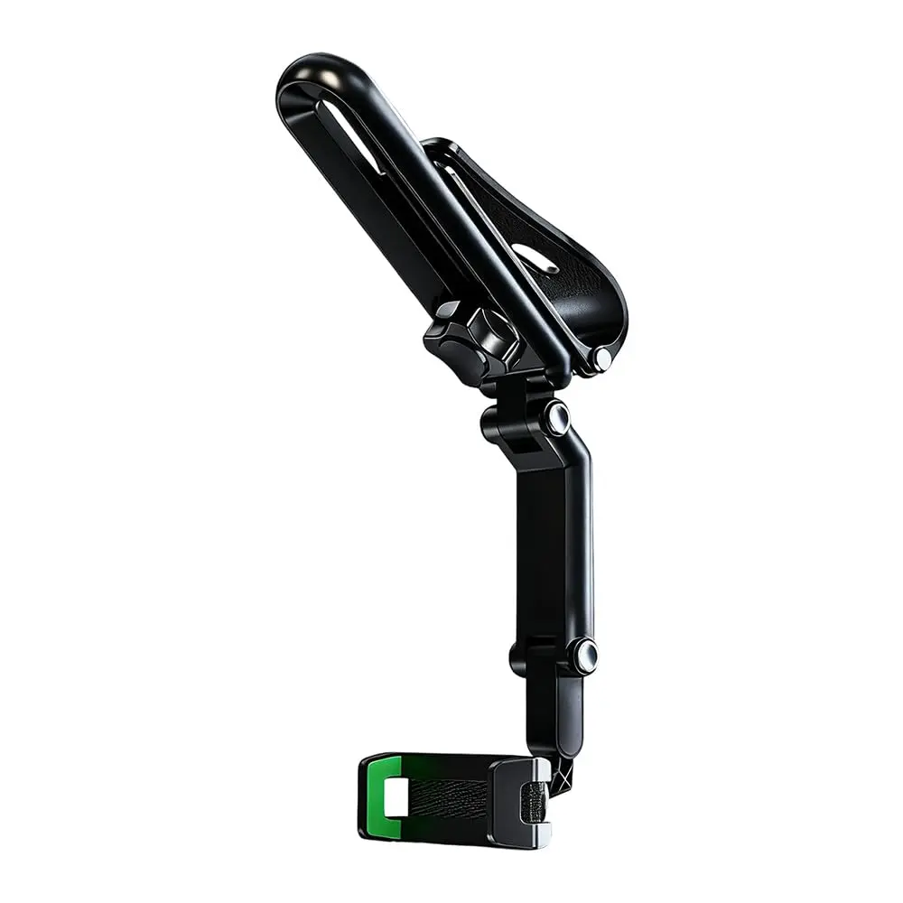B1 Plastic Universal Phone Mounts & Holders, 1080° Multi-Function Sun Visor Phone Holder Pins, 360° Rotate Retractable Accessory for Car Drivers & Interior Use