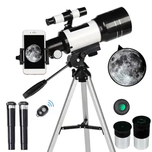 Telescope 300MM Astronomical 150X With Phone Adapter Barlow Lens For Kids Gift