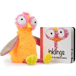 Inklings Baby Ollie the Oddball Oddbird Soft Toy & Infant Novel Gift Set - Cuddly Stuffed Animal with Colorful Sensory Features for Early Development