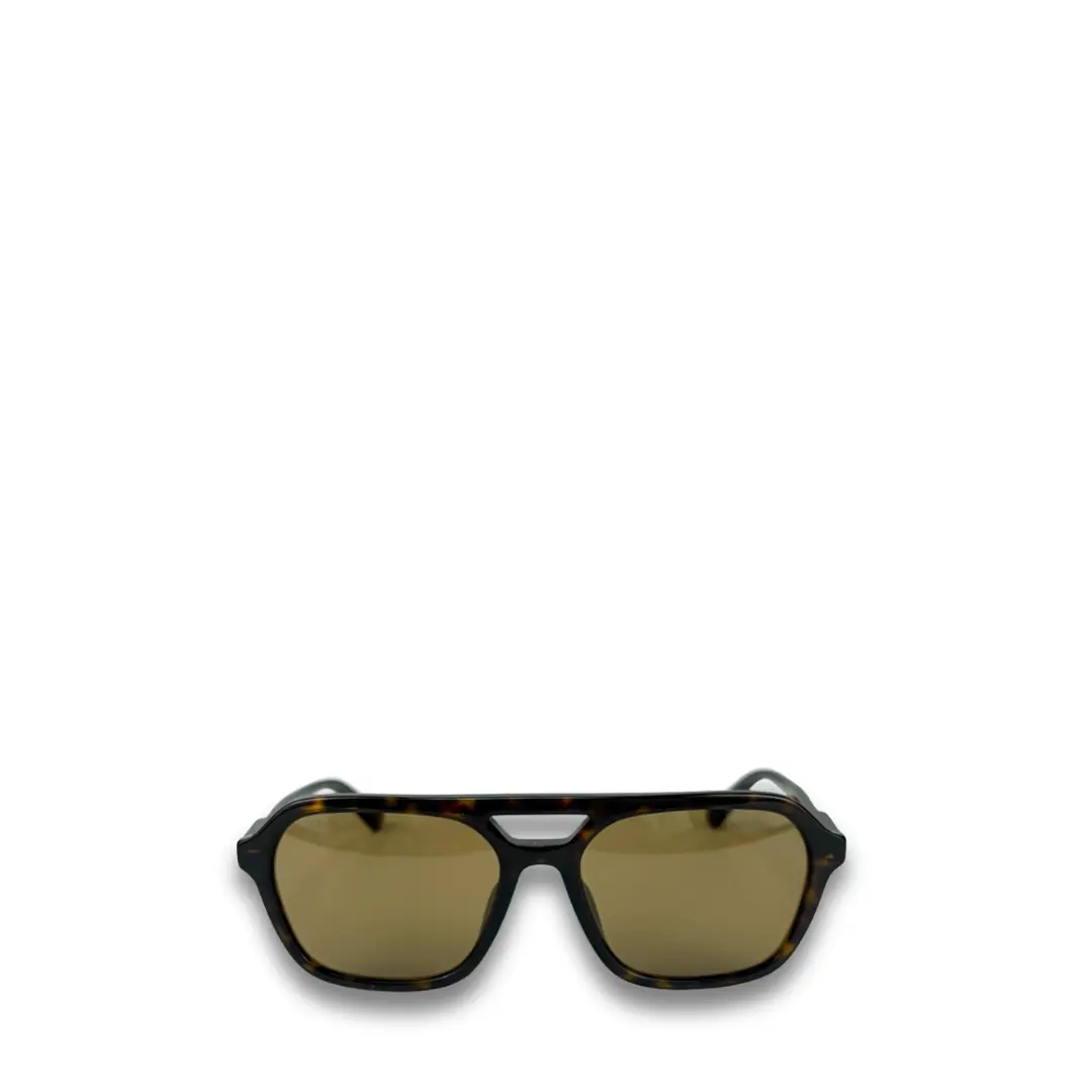 Pre-owned Gucci Tortoiseshell Aviator Sunglasses