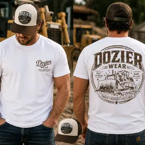 Dozier were hats and t-shirt combo