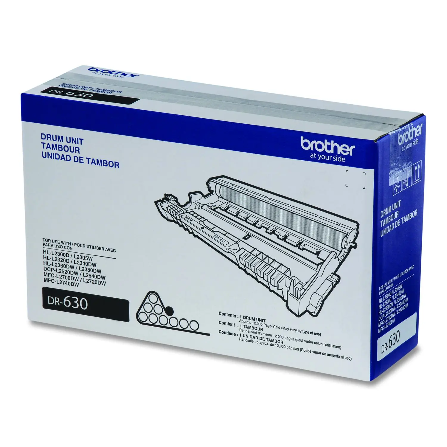 Brother DR630 Drum Unit 12000 Page-Yield Black