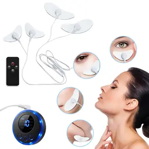 EMS Facial Massager with 4 Pads, 8 Modes Beauty Massager