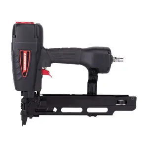 AeroPro 16GA Medium Crown Pneumatic Stapler for Construction 7/16 Inch Nailer with Tool-Free Precision Depth Adjustment & Bump Fire Mode