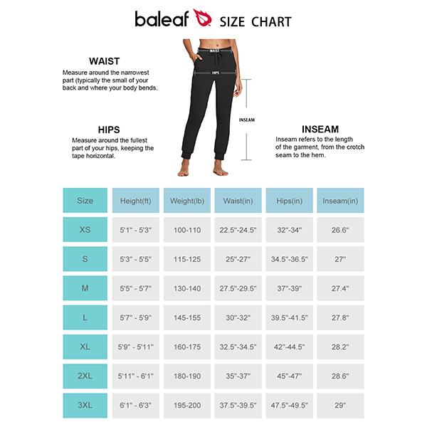 baleaf Women's Sweatpants Joggers Cotton Yoga Lounge Sweat Pants Casual Running Tapered Pants with Pockets