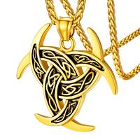 Odin Triple Horn-14K Gold Plated