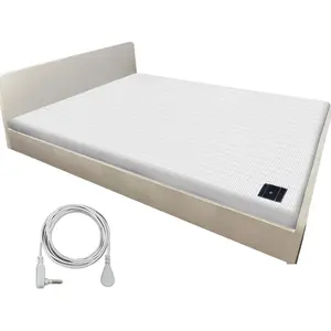 Grounding Sheets with 5% Pure Silver Fiber – Organic Cotton Grounding Bed Sheet for Deeper Sleep, Conductivity & – Natural Bedding for Rest & Pain Relief(76*80 inch)