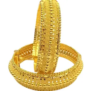 Beautiful bangles set gold plated