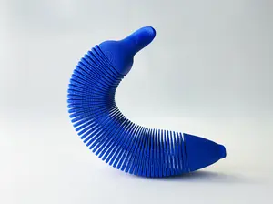 Blue Flexi Banana Fidget Toy for Pretend Tactile STEM Play