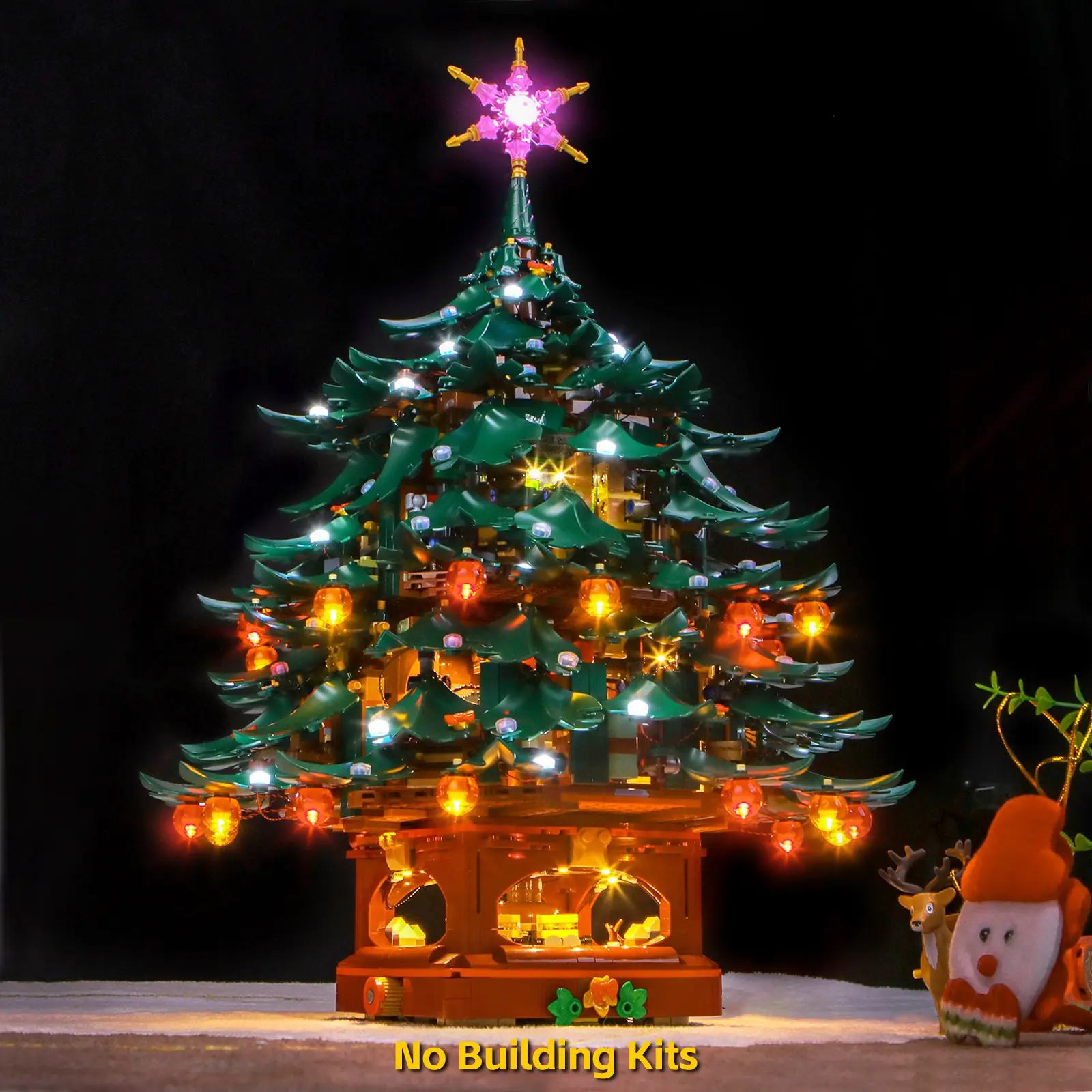 【BrickBling LED Light Kit】for LEGO 41843 Family Christmas Tree Building Blocks, DIY Upgrade Set, Christmas Lights Decoration Gift for Birthdays, Led Light Decoration