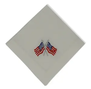 PATRIOTIC HANDKERCHIEF GIFT | A timeless Tribute to Military Memories | Memorial | Retirement |Enlistment | Commissioning | Promotion